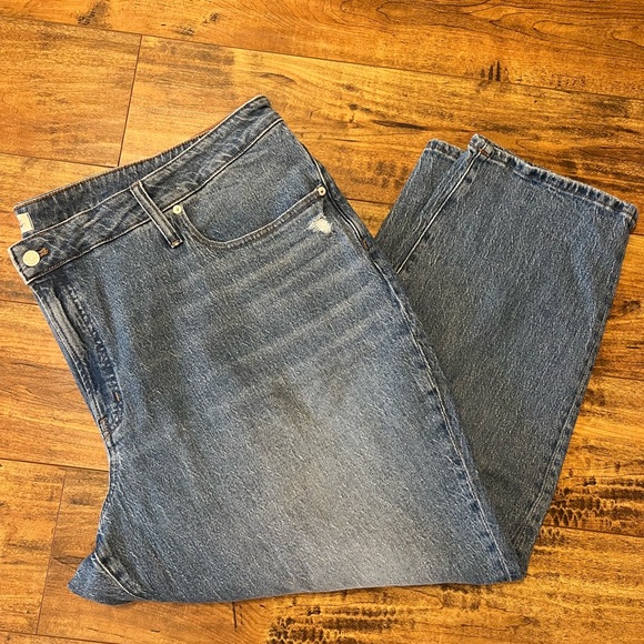 NWT Madewell Plus Mid Rise Perfect Vintage Jean Size 28W - Picture 2 of 12
